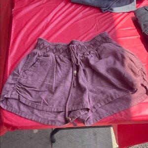 Rewash High Waist Mauve Shorts